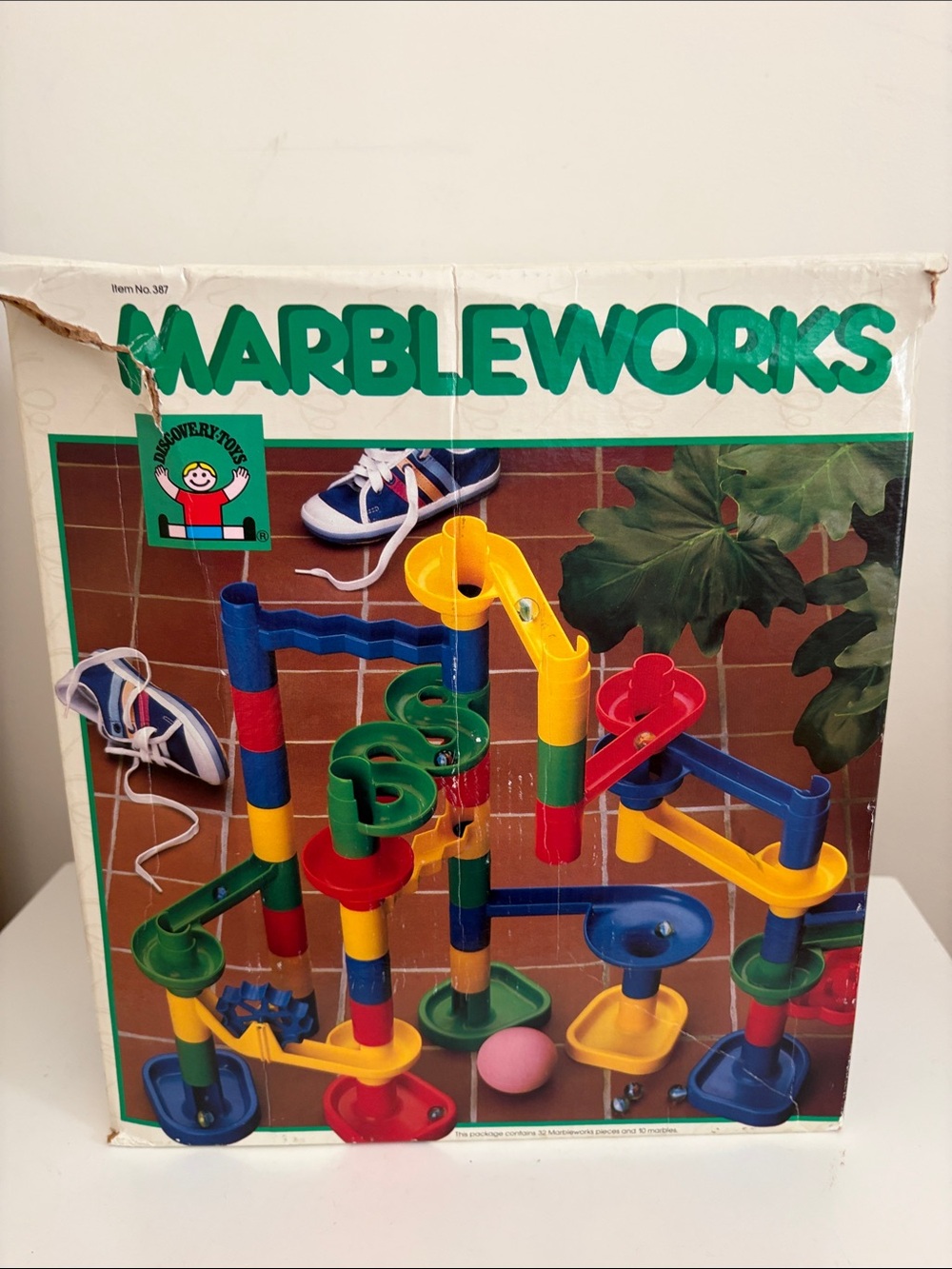 Vintage Discovery Marbleworks Marble Run Set